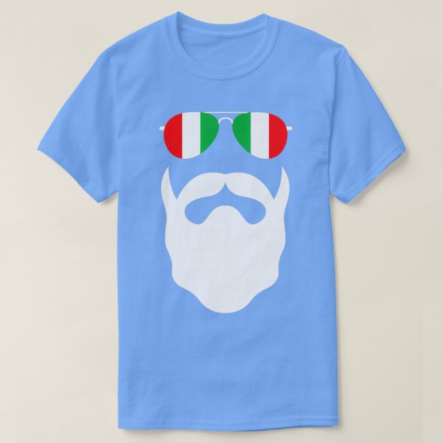 Fullt Italia för skägg och barber T Shirt (Design framsida)