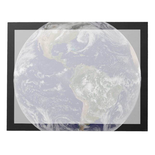 Fullt jord med lågtryckssystem. anteckningsblock (Framsida)