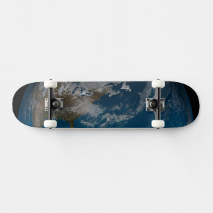 Fullt Jord med Nord- och Sydamerika. Mini Skateboard Bräda 18,5 Cm