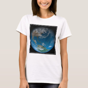 Fullt Jord med Nord- och Sydamerika. T Shirt