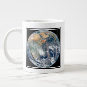 Fullt jorden som visar Östran Hemisphere. Jumbo Mugg