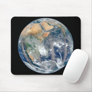 Fullt jorden som visar Östran Hemisphere. Musmatta