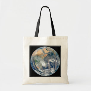 Fullt jorden som visar Östran Hemisphere. Tygkasse