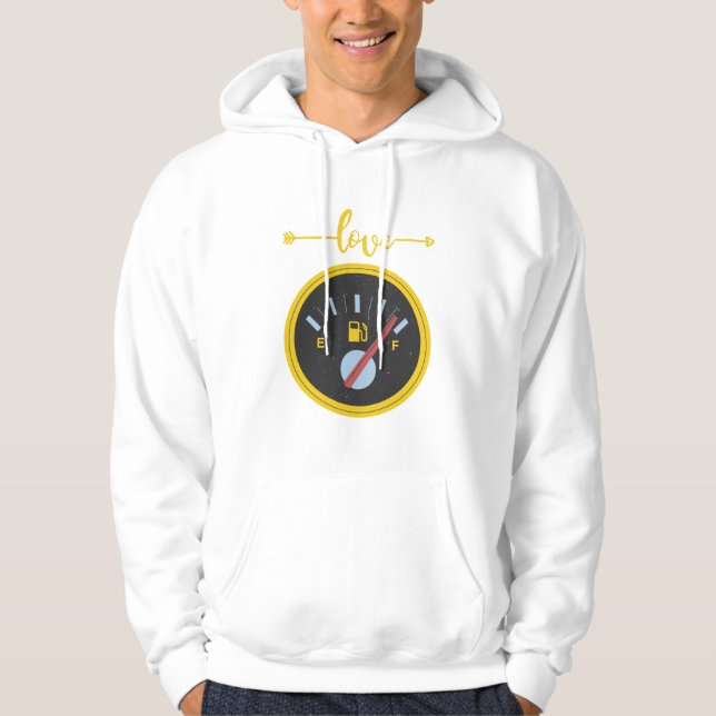 fullt kärlek hoodie (Framsida)