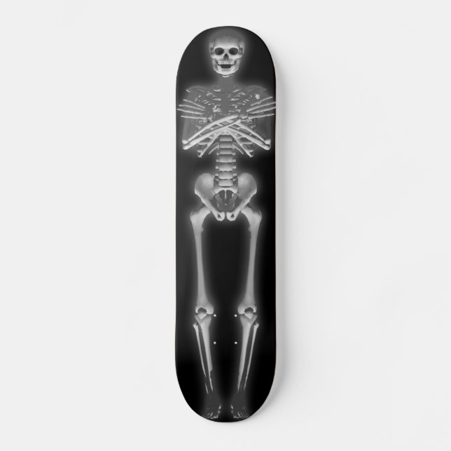 Fullt Längd Skeleton: Skateboard Anpassningsbar (Framsida)