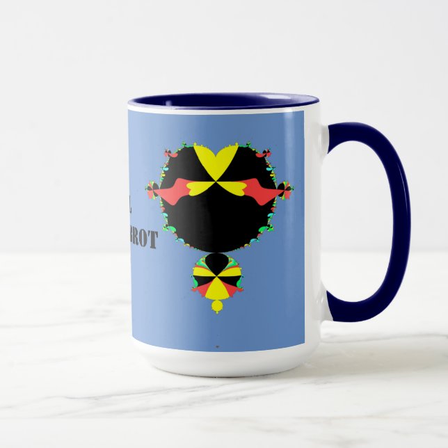 Fullt mandelbrot set pop art mugg (Höger)