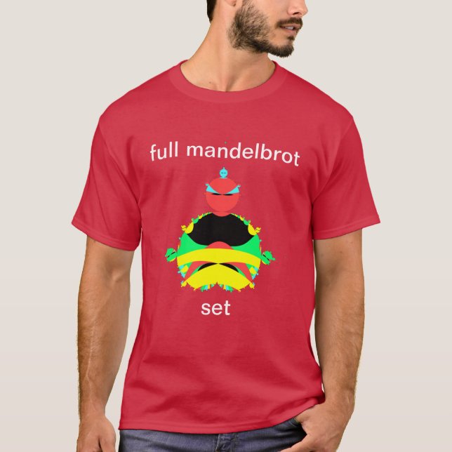 Fullt mandelbrot set pop art T-Shirt (Framsida)
