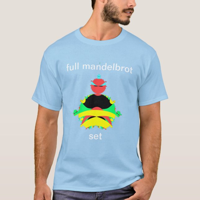 Fullt mandelbrot set pop art T-Shirt (Framsida)
