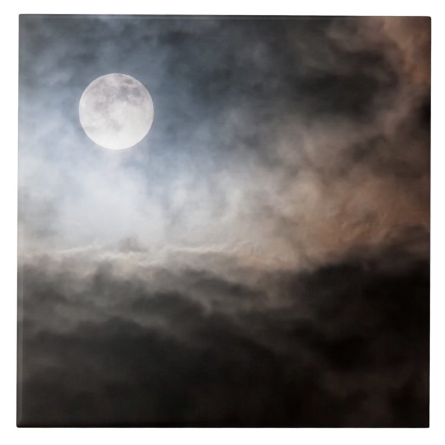 Fullt måne kakelplatta (Framsidan)