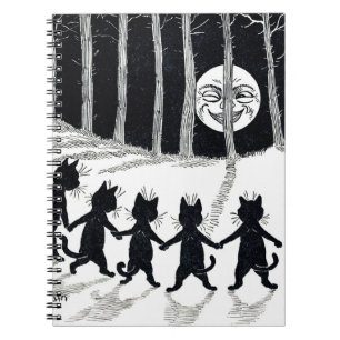 Fullt måne och Katter, Louis Wain Anteckningsbok