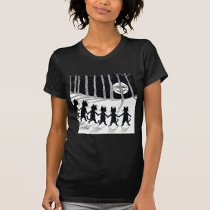 Fullt måne och Katter, Louis Wain T Shirt