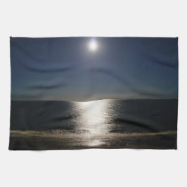 Fullt måne över Atlanten Kökshandduk
