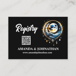 Fullt måne stjärnnattluna celestial chic tilläggskort