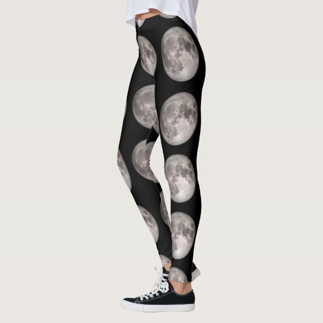 Fullt måne-utskrift leggings (Vänster)