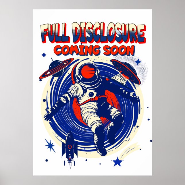 Fullt meddelande av uppgifter kommer snart | Flyta Poster (Framsidan)