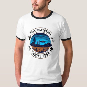 Fullt meddelande av uppgifter kommer snart   UFO i T Shirt