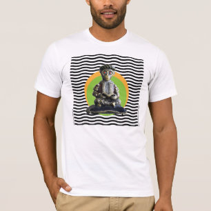Fullt meditera för lotusblommaapaforskare t shirt