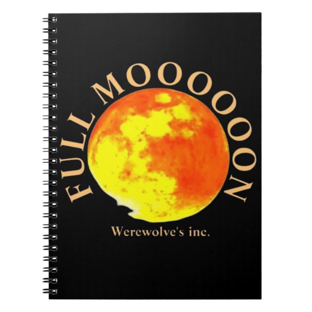 FULLT MOOON WEREWOLVES INC ANTECKNINGSBOK (Framsidan)