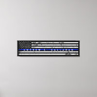 Fullt Namn Extra, långtifrån blå polisens Flagga