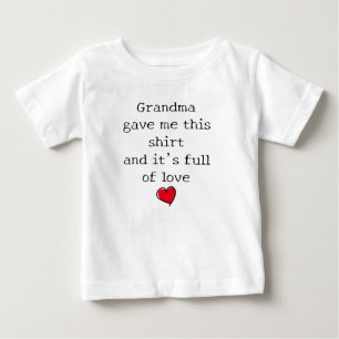 "Fullt of kärlek" Lusnyutläggning från mormor T Shirt