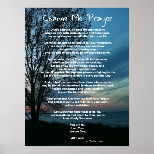 Fullt om Byt mig Prayer Poster (Framsidan)