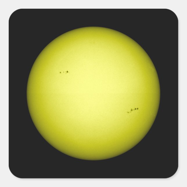 Fullt om Sol Fyrkantigt Klistermärke (Framsida)