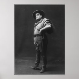Fullt-organet Porträtt vid Enrico Caruso Poster