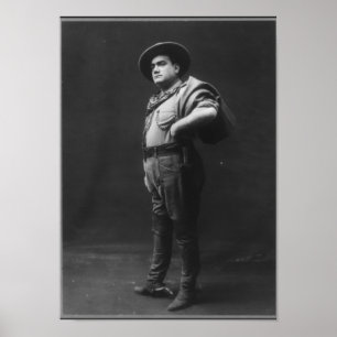 Fullt-organet Porträtt vid Enrico Caruso Poster