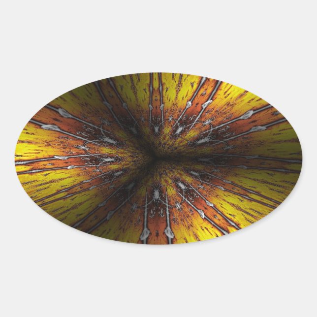 fullt ovalt klistermärke (Framsida)