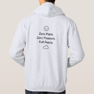 Fullt Peace Minimal Aesthetic Hoodie - Bold & Avsl