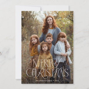 Fullt Photo God jul av blandad elegant Julkort