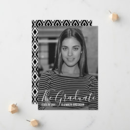 Fullt Photo Studenten annons Card Meddelande