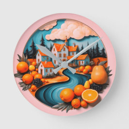 Fullt Plate Rund Klocka