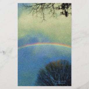 Fullt rainbow i Seurat stil Brevpapper