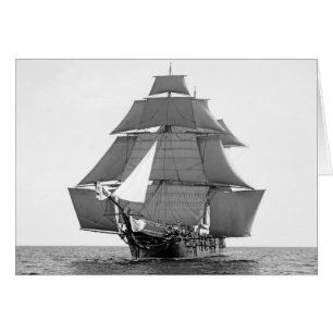 Fullt-Rigged Frakt Hälsningskort