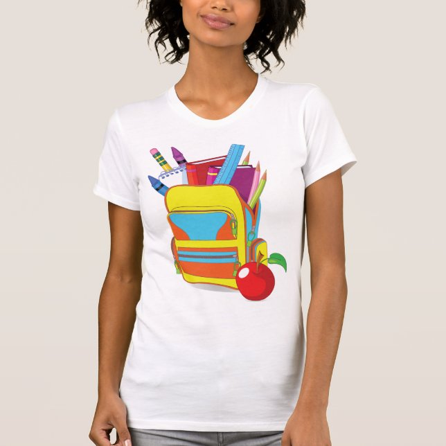 Fullt School Bag Womens T-Shirt (Framsida)