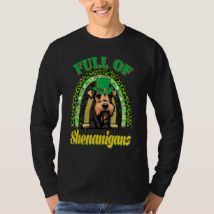 Fullt Shenanigans Airedale Terrier Hund St Patric T Shirt