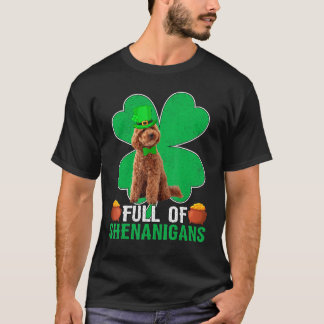Fullt Shenanigans Leksak Pudel Hund St Patrick S D T Shirt