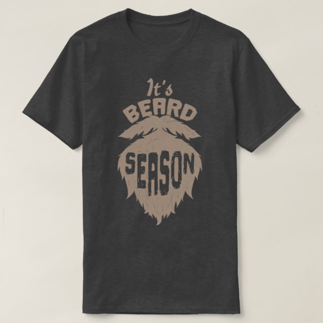Fullt skägg dess Beard-säsong T Shirt (Design framsida)
