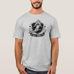 Fullt Skicka Universiteten Skiing T Shirt