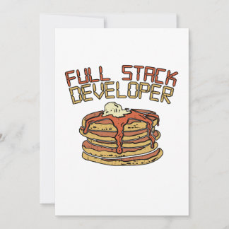 Fullt Stack Developer Software Programmer Pun Gift Julkort