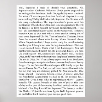 fullt Steamed Hams-transkript Poster