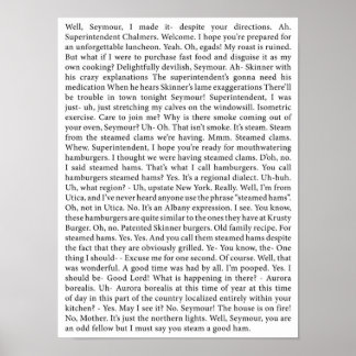 fullt Steamed Hams-transkript Poster