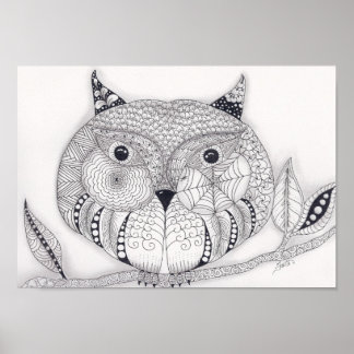 Fullt Storlek Wise Gamla Uggla Poster