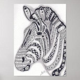 Fullt Storlek Zebra Poster
