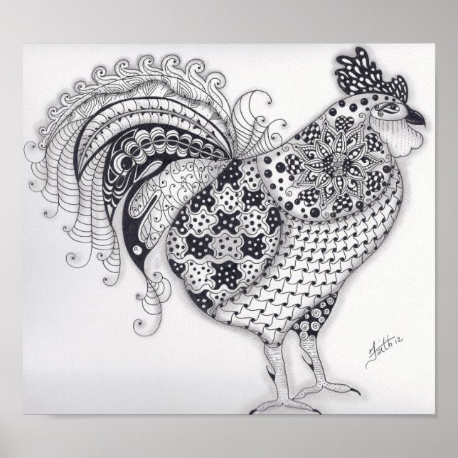 Fullt Storleka Tupp Poster (Framsidan)