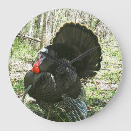 FULLT STRUT TURKEY WALL CLOCK STOR KLOCKA