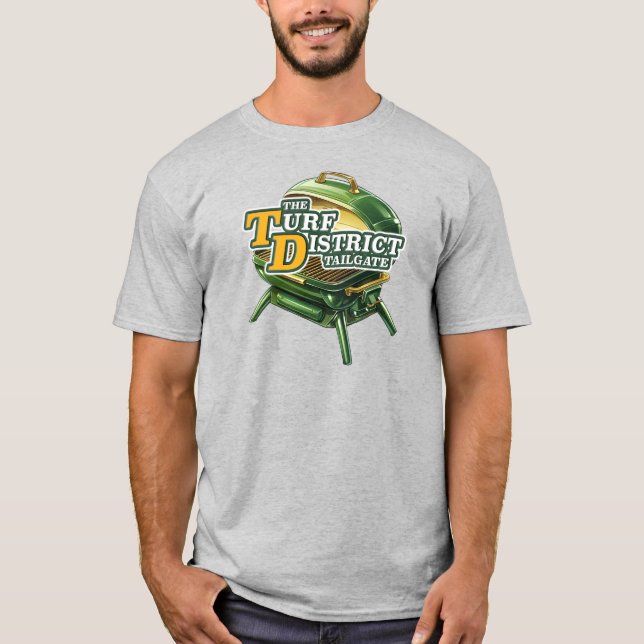 Fullt Tailgate Logotyp light färg T-Shirt (Framsida)