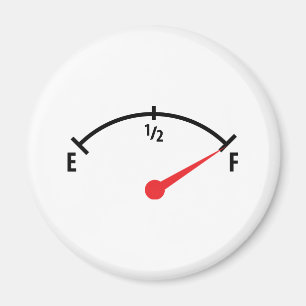fullt tankar tankindikatormätinstrumentet magnet