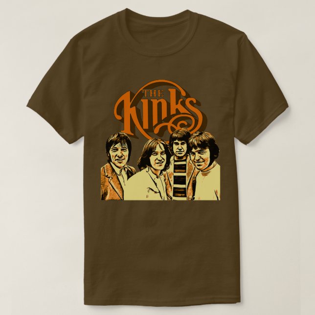 Fullt Team Kinks T Shirt (Design framsida)